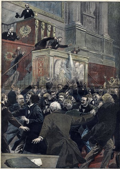 Dreyfus-Affäre - Abgeordnetenkammer - 22. Januar von Unknown artist