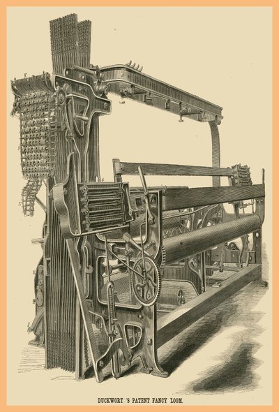Duckworths Patent-Fantasiewebstuhl von Unknown Artist