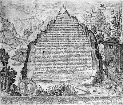 Gravur des „Amphitheatrum sapientiae aeternae“. von Unknown artist