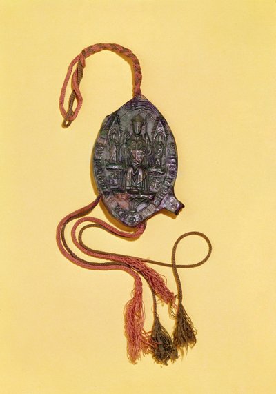 Episkopalsiegel von Anthony Beck, Bischof von Durham (gest. 1310), ca. 1284 von Unknown artist