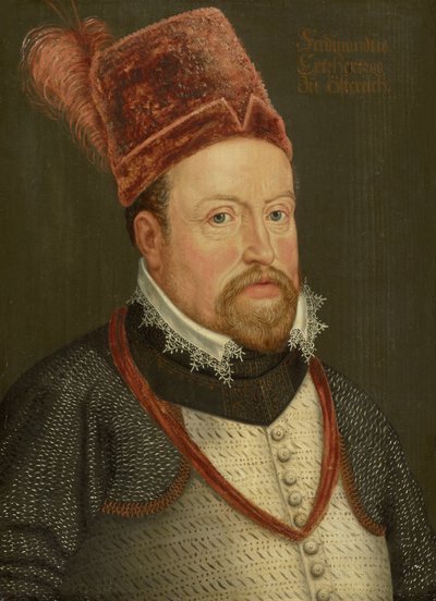 Porträt von Ferdinand II. (1529-1595), Erzherzog von Österreich, anonym von Unknown artist