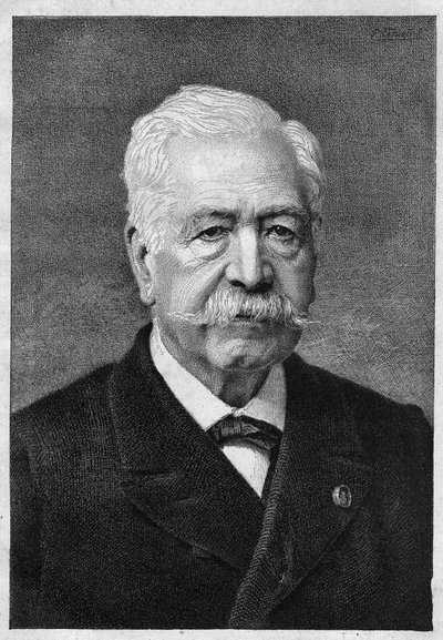 Ferdinand de Lesseps (1805-1894), französischer Diplomat und Administrator von Unknown artist
