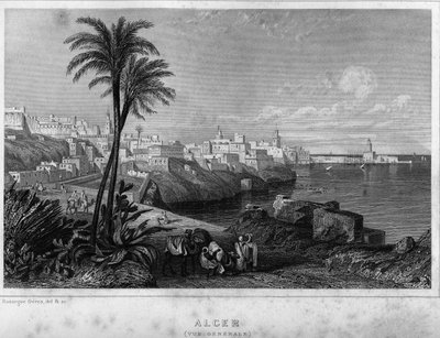 Gesamtansicht von Algier im 19. Jahrhundert, in „Algerie ancienne et moderne“ von Leon Galibert. von Unknown artist