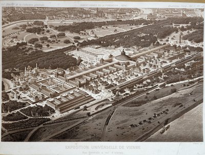Gesamtansicht der Weltausstellung 1873 in Wien von Unknown artist