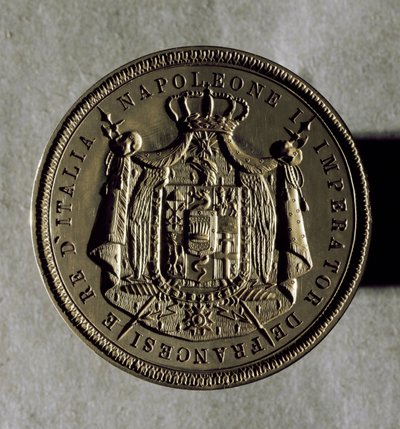 Goldenes Siegel des Königreichs Italien zur Zeit Napoleons I. von Unknown artist