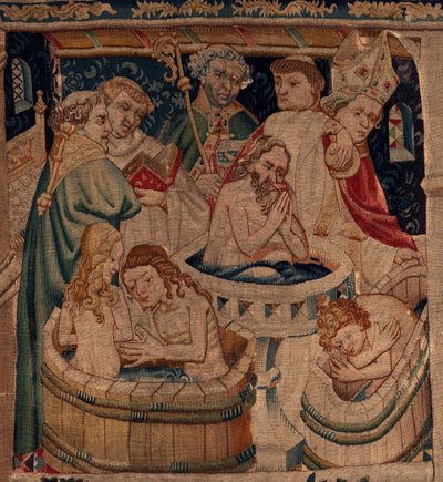 Geschichte von Saint Piat und Saint Eleuthère, Szene 7 (Detail) von Unknown artist