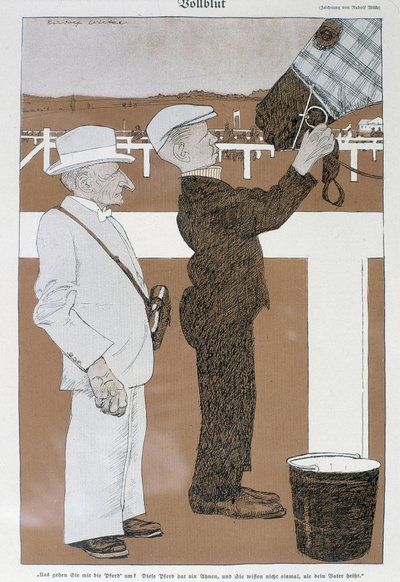 Reiten: Pferderennen von Unknown artist