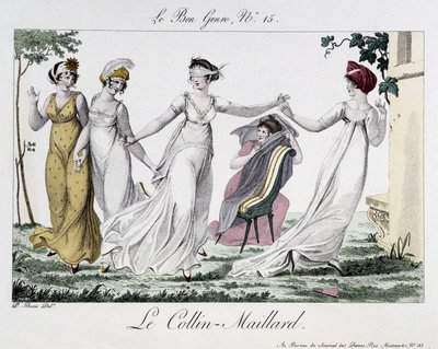 Jeu du Colin-Maillard (Colin Maillard) - in „Le Bon genre“, Nr. 14, Anfang des 19. Jahrhunderts von Unknown artist