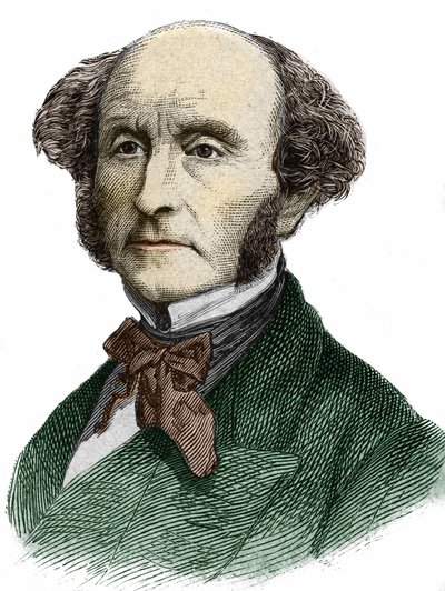 John Stuart Mill (1806 - 1873), britischer Philosoph und Ökonom von Unknown artist