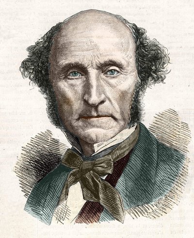 John Stuart Mill (1806 - 1873), britischer Philosoph und Ökonom. von Unknown artist