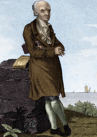 Joseph Jérôme Lefrançois de Lalande, französischer Astronom (1732-1807) von Unknown artist