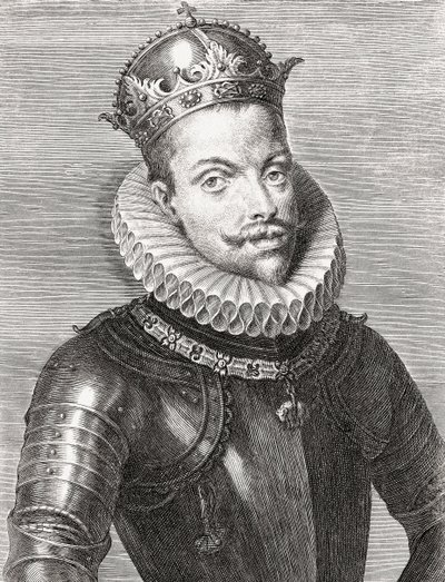König Philipp III. von Spanien und als Philipp II., König von Portugal. Porträt. von Unknown artist