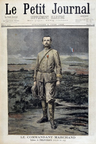 Le commandant Marchand - in „Le petit Journal“ vom 04/06/1899 von Unknown artist