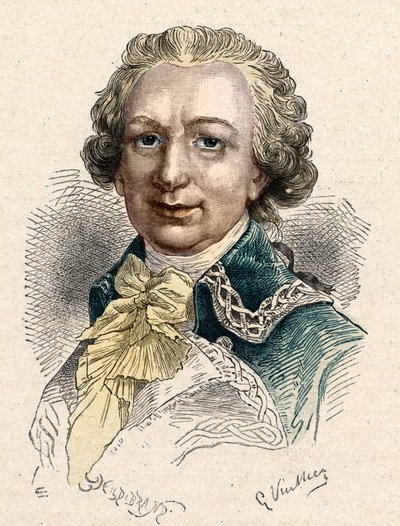 Louis Antoine, Graf von Bougainville (1729-1811), französischer Navigator. von Unknown artist