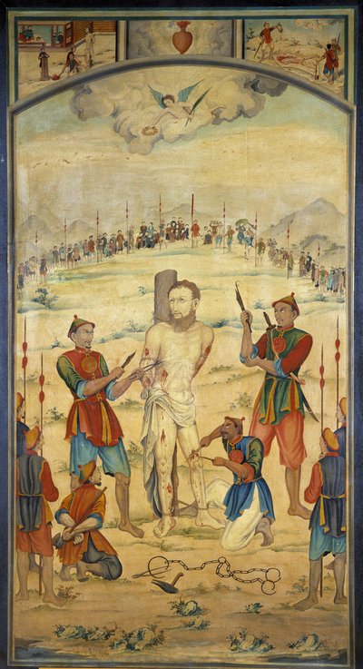 Martyrium des seligen Marchand Cochinchine von Unknown artist