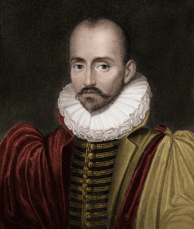 Michel Eyquem de Montaigne 1533-1592 (19. Jahrhundert) von Unknown artist
