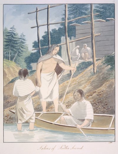 Eingeborene von Nootka Sound, ca. 1843-50 von Unknown artist