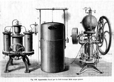 Ozouf-Apparat zur Herstellung von kohlensäurehaltigem Wasser von Unknown artist