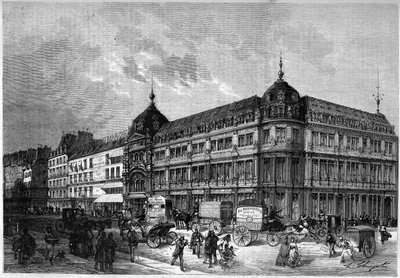 Paris 1872: neue Geschäfte, „Au bon marché“ von Unknown artist