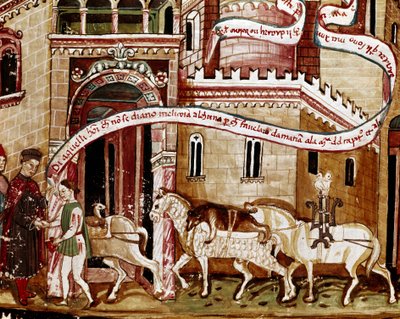 Zahlung der Salzsteuer am Stadteingang (Gabelle) von Unknown artist