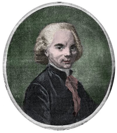 Porträt von Abbe Delille. Jacques Delille, französischer Dichter und Geistlicher (1738-1813). von Unknown artist