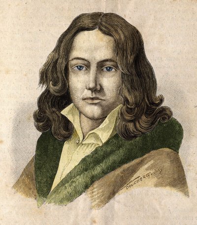 Porträt von Adelbert von Chamisso (1781 - 1838) - in „Les Contemporains“, n.d. Ende des 19. Jahrhunderts von Unknown artist