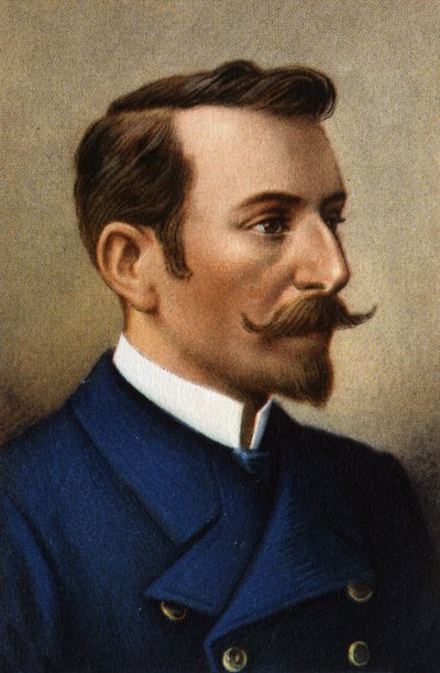 Porträt von Adrien de Gerlache von Unknown Artist
