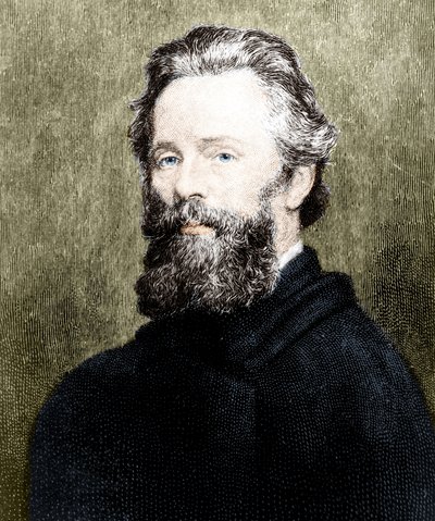 Porträt des amerikanischen Dichters und Romanautors Herman Melville (1819-1891) von Unknown artist