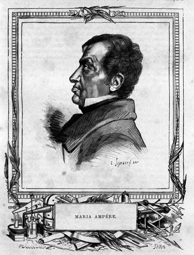 Porträt von Andre Marie Ampere (1775-1836), französischer Physiker von Unknown artist