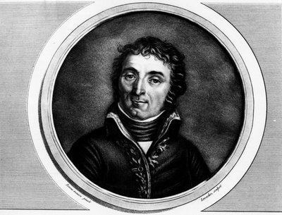 Porträt von Andre Massena (1756-1817), Generalmajor der Armee von Italien. Gravur in „Komplette Sammlung historischer Gemälde der Französischen Revolution, in drei Bänden.“ 1804. von Unknown artist