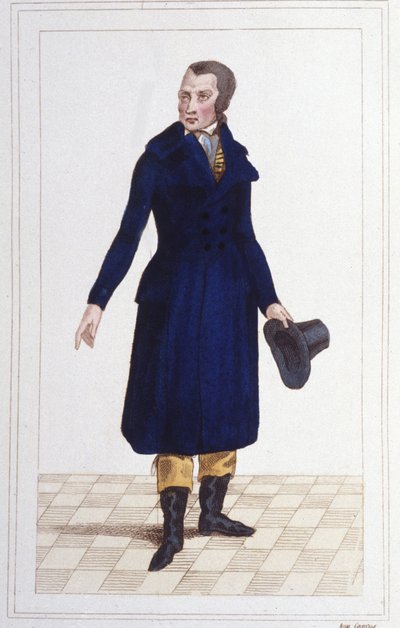 Porträt von Antoine Quentin Fouquier Tinville (1746 - 1795), französischer Magistrat und Politiker, Gravur von 1830 von Unknown artist