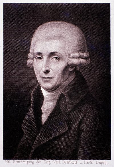 Porträt des österreichischen Komponisten Joseph Haydn (1732-1809) von Unknown artist