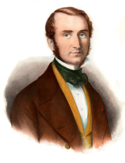 Porträt von Baron Justus von Liebig, Chemiker von Unknown artist