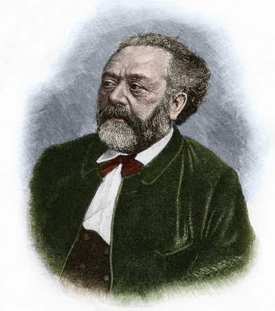 Porträt von Berthold Auerbach (1812-1882), deutscher Schriftsteller. von Unknown artist