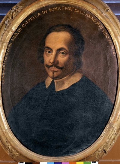 Porträt von Bonifazio Graziani (1604/1605-1664), italienischer Komponist. von Unknown artist