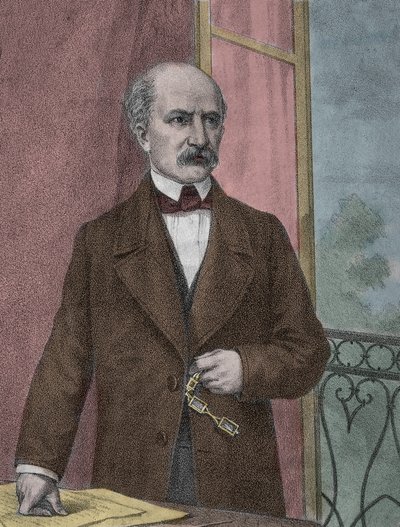 Porträt von Carlo Cattaneo (1801-1869), italienischer Patriot und Philosoph von Unknown artist