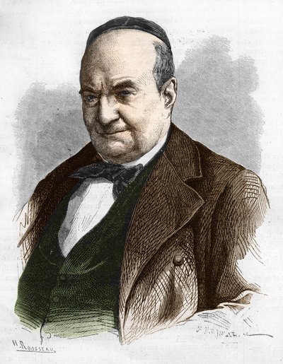 Porträt von Charles Augustin Sainte-Beuve (1804-1869), Schriftsteller, Journalist und Literaturkritiker. von Unknown artist