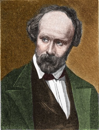 Porträt von Christian Friedrich Hebbel (1813-1863), deutscher Dichter und Dramatiker. von Unknown artist