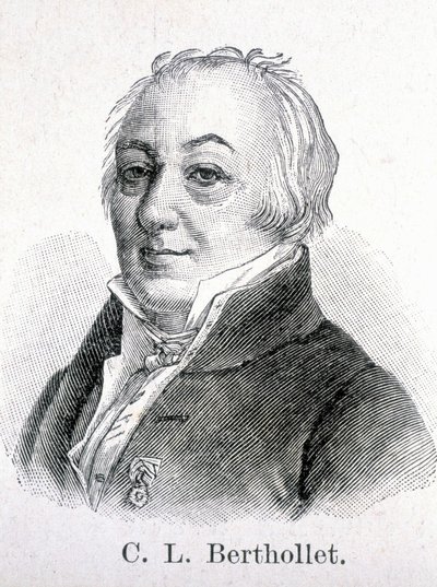 Porträt von Claude Louis Comte Berthollet (1748 - 1822), französischer Chemiker von Unknown artist