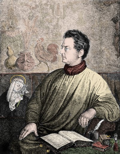 Porträt von Clemens Brentano (1778-1842), deutscher Schriftsteller und Dichter von Unknown artist