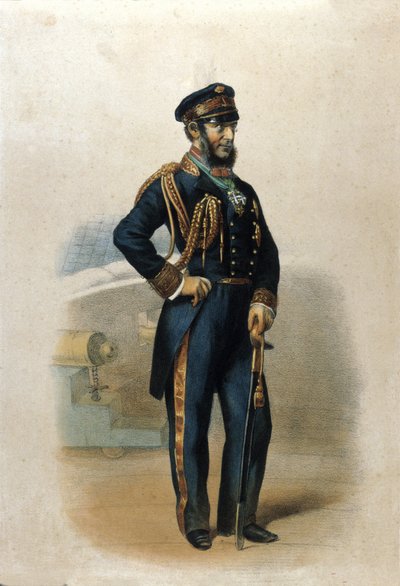 Porträt von Graf Carlo di Persano Pellion (1806-1883), Patriot der italienischen Einheit von Unknown artist