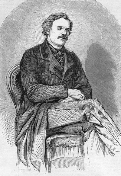 Porträt von Daniel Dunglas Home (1833-1886) Medium. von Unknown artist