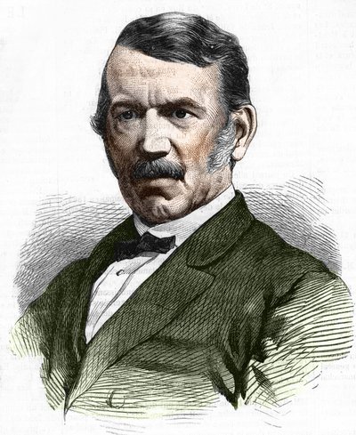 Porträt von David Livingstone (1813 - 1873) von Unknown artist