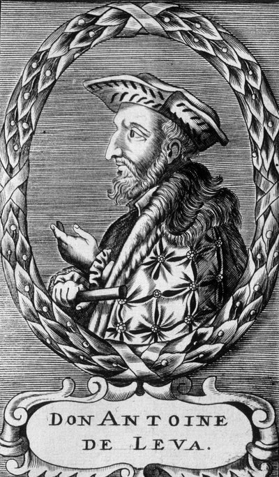Porträt von Don Antoine de Leva - n.d. von Unknown artist