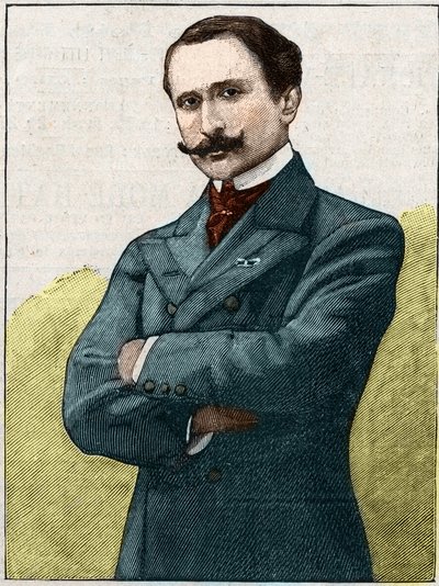 Porträt von Edmond Rostand (1868-1918), französischer Dichter und Dramatiker von Unknown artist