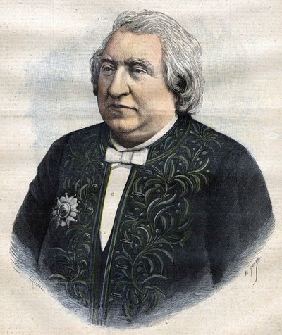 Porträt von Ernest Renan in der Kleidung eines Akademikers von Unknown artist