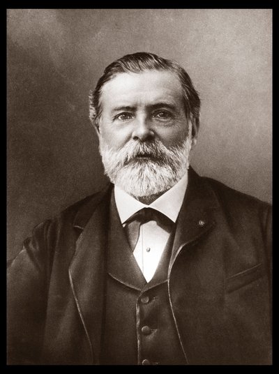Porträt von Étienne-Jules Marey (1830-1904), englischer Wissenschaftler und Chronofotograf, Erfinder des Sphygmographen und Pionier der Fotografie und des Kinos. Foto von Nadar, Paul (1856-1939). von Unknown artist