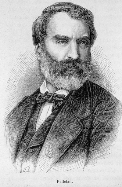 Porträt von Eugene Pelletan (1813-1884), französischer Journalist, Schriftsteller und Politiker von Unknown artist