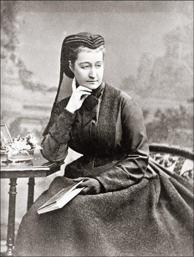 Porträt von Eugenia, Ehefrau von Napoleon III und Königin der Franzosen. 19. Jahrhundert von Unknown artist