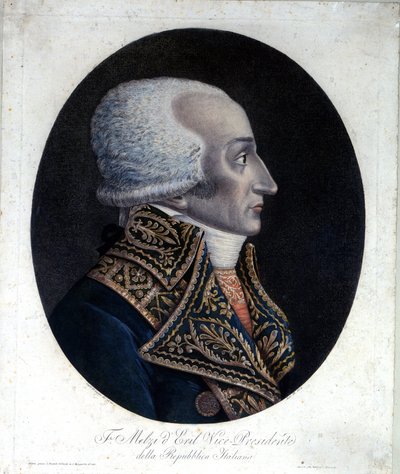 Porträt von Francesco Melzi d